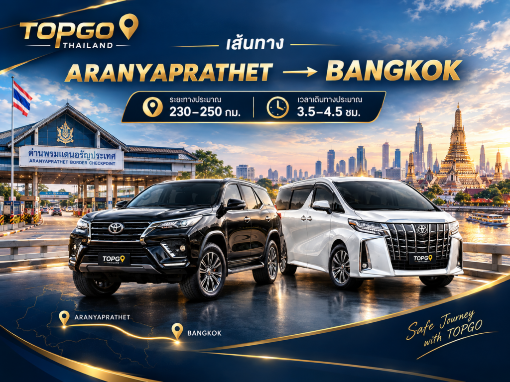 เส้นทางเหมารถอรัญประเทศ → กรุงเทพฯ
